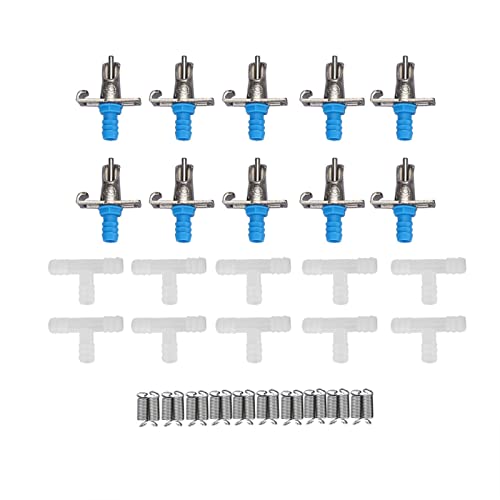 KOSDFOGE Rabbit Drinker Nipple Waterer Drinking Tool with Double Hang Springs for Clean Water Stainless Steel 10PCS KOSDFOGE Rabbit Drinker Nipple Waterer Drinking Tool with Double Hang Springs for Clean Water Stainless Steel 10PCS von KOSDFOGE