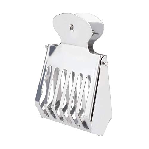 KOSDFOGE Stainless Steel Bee Hive Clip Queen Bee Cage Clip Easy to Use for Beekeepers Silver 6.9 x 4.9 cm KOSDFOGE Stainless Steel Bee Hive Clip Queen Bee Cage Clip Easy to Use for Beekeepers Silver 6.9 x 4.9 cm von KOSDFOGE