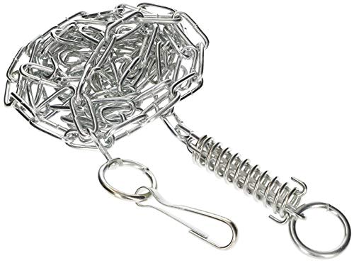 KOTARBAU® Hundekette 5 mm 3m mit Stoßgedämpfter Sprungfeder und Verschluss Starker Verzinktes Stahldraht Schutz für den Hund von KOTARBAU