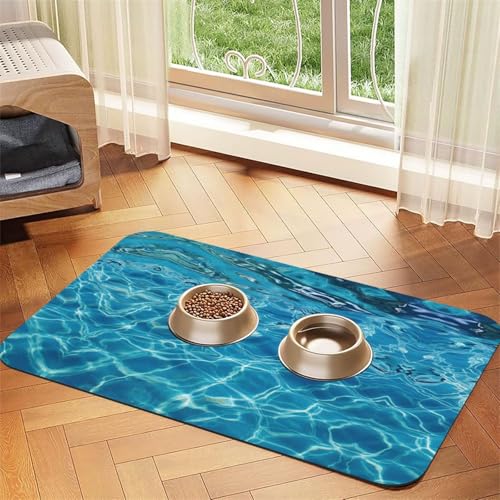 Cool Pool Wasserdruck Katzenfutter Matte Haustier Fütterungsmatte für Boden Haustier Zubehör Hund Wassernapf Matte Hund Essentials Cool Pool Wasserdruck Katzenfutter Matte Haustier Fütterungsmatte für Boden Haustier Zubehör Hund Wassernapf Matte Hund Essentials von KOUUIP