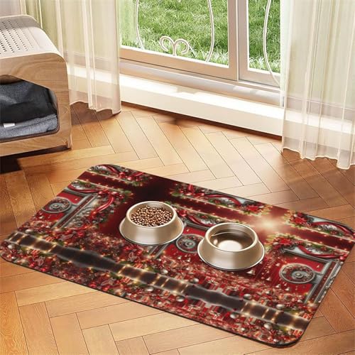 F Print Katzenfuttermatte, Haustier-Futtermatte für Boden, Haustierbedarf, Wassernapf, Matte für Hunde F Print Katzenfuttermatte, Haustier-Futtermatte für Boden, Haustierbedarf, Wassernapf, Matte für Hunde von KOUUIP