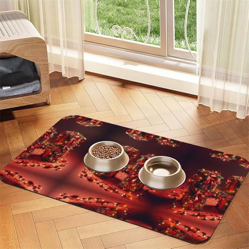 H Print Katzenfuttermatte, Haustier-Futtermatte für Boden, Haustierbedarf, Wassernapf, Matte für Hunde H Print Katzenfuttermatte, Haustier-Futtermatte für Boden, Haustierbedarf, Wassernapf, Matte für Hunde von KOUUIP