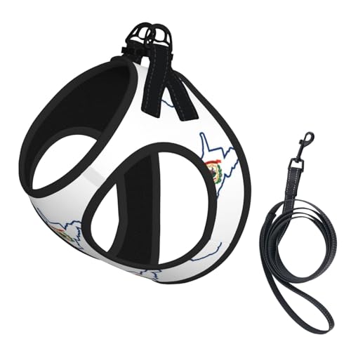 Hundegeschirr mit Leine und Leine für extra kleine/kleine, mittelgroße Hunde Hundegeschirr mit Leine und Leine für extra kleine/kleine, mittelgroße Hunde von KOUUIP