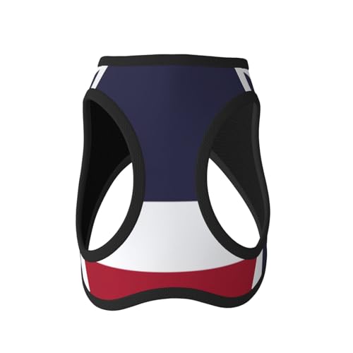 Hundegeschirr mit Thailand-Flagge, mit Leine, Set mit verdickter, gepolsterter Weste für extra kleine/kleine, mittelgroße Hunde Hundegeschirr mit Thailand-Flagge, mit Leine, Set mit verdickter, gepolsterter Weste für extra kleine/kleine, mittelgroße Hunde von KOUUIP