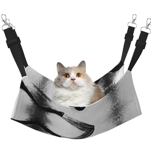KOUUIP Eishockey-Kunstdruck, Katzen-Hängematte zum Aufhängen von Käfigen, Haustier-Hängematte, Bett, verstellbar, weiche Schlaf-Hängematte für Katzen, Frettchen KOUUIP Eishockey-Kunstdruck, Katzen-Hängematte zum Aufhängen von Käfigen, Haustier-Hängematte, Bett, verstellbar, weiche Schlaf-Hängematte für Katzen, Frettchen von KOUUIP