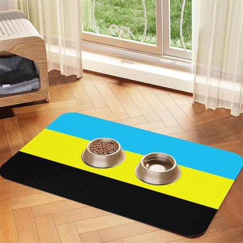 Katzenfuttermatte mit Flagge des Sultanats Burongan bedruckt, Haustier-Futtermatte für Boden, Haustierbedarf, Wassernapf-Matte, Hundezubehör Katzenfuttermatte mit Flagge des Sultanats Burongan bedruckt, Haustier-Futtermatte für Boden, Haustierbedarf, Wassernapf-Matte, Hundezubehör von KOUUIP