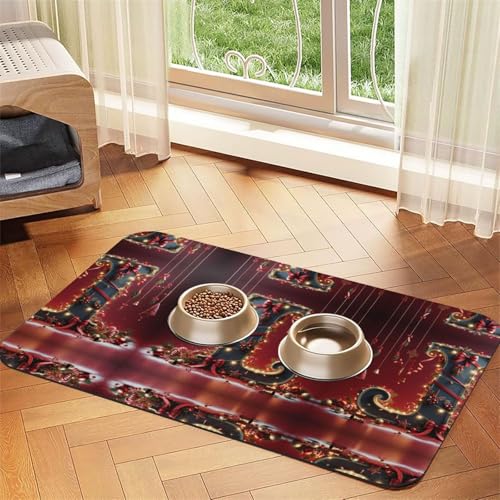 L Print Katzenfuttermatte, Haustier-Futtermatte für Boden, Haustierbedarf, Wassernapf, Matte für Hunde L Print Katzenfuttermatte, Haustier-Futtermatte für Boden, Haustierbedarf, Wassernapf, Matte für Hunde von KOUUIP
