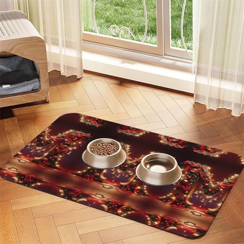 M Print Katzenfuttermatte, Haustier-Futtermatte für Boden, Haustierbedarf, Wassernapf, Matte für Hunde M Print Katzenfuttermatte, Haustier-Futtermatte für Boden, Haustierbedarf, Wassernapf, Matte für Hunde von KOUUIP