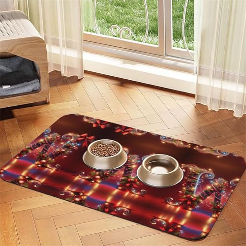 W Print Katzenfuttermatte, Haustier-Futtermatte für Boden, Haustierbedarf, Wassernapf, Matte für Hunde W Print Katzenfuttermatte, Haustier-Futtermatte für Boden, Haustierbedarf, Wassernapf, Matte für Hunde von KOUUIP