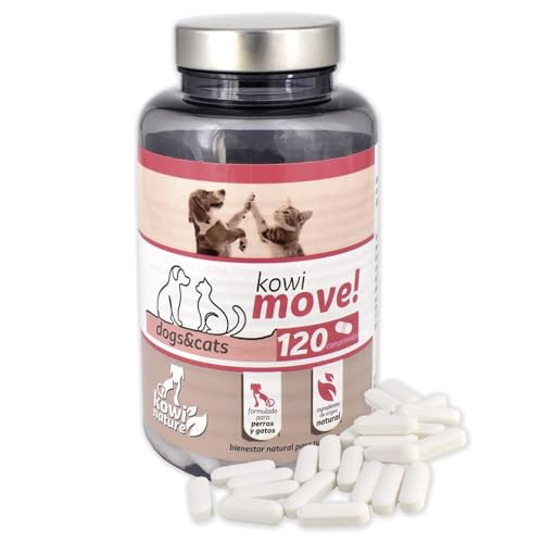 Kowi Move! Chondroprotektor für Gelenke für Hunde, Katzen, 120 Tabletten, Glucosamin, Chondroitin, Hyaluronsäure, natürliches Ergänzungsfutter. Gelenkwohlbefinden bis zu 240 Tage. Kowi Move! Chondroprotektor für Gelenke für Hunde, Katzen, 120 Tabletten, Glucosamin, Chondroitin, Hyaluronsäure, natürliches Ergänzungsfutter. Gelenkwohlbefinden bis zu 240 Tage. von KOWI NATURE