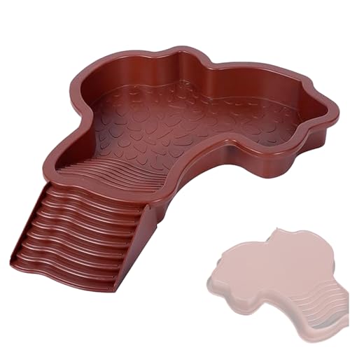 KPPFHBLI Badebecken für Reptilien, Modular Kombinierbare Aussenrampe, Abgerundete Kanten für Mehr Sicherheit und Einfache Reinigung,Kombinierbar als Futterstelle, Wassernapf KPPFHBLI Badebecken für Reptilien, Modular Kombinierbare Aussenrampe, Abgerundete Kanten für Mehr Sicherheit und Einfache Reinigung,Kombinierbar als Futterstelle, Wassernapf von KPPFHBLI