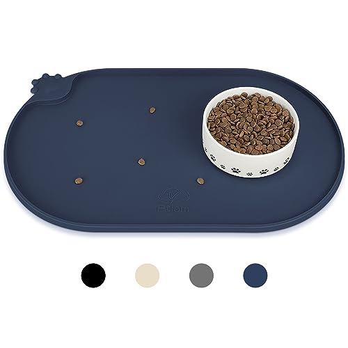 KPWACD Silikon-Haustier-Tischset für Hunde und Katzen, rutschfest, wasserdicht, verhindert Überlaufen von Futter und Wasser, hohe Lippen, geeignet für große, mittelgroße und kleine Haustiere, KPWACD Silikon-Haustier-Tischset für Hunde und Katzen, rutschfest, wasserdicht, verhindert Überlaufen von Futter und Wasser, hohe Lippen, geeignet für große, mittelgroße und kleine Haustiere, von KPWACD