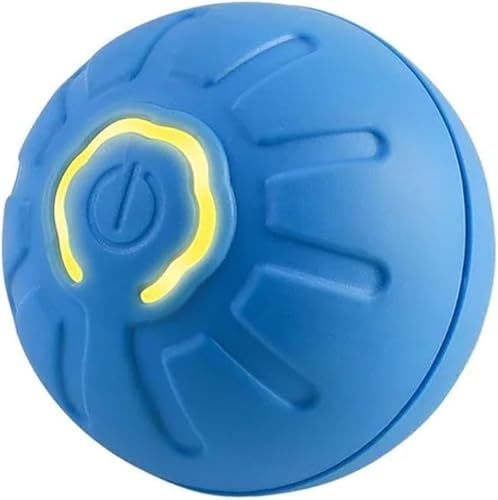 KQLHLHDYZ Interaktiver Hundespielzeugball, beweglicher Hundeball für kleine mittelgroße Hunde und Katzen, selbstbewegendes Springen, wiederaufladbar, lustiges Haustierspielzeug von KQLHLHDYZ