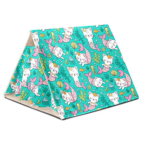 Hamsterversteck, Hamsterhaus, Meerschweinchenversteck, belüftete Lebensräume, Dekor für Chinchilla, Hamster, Rennmäuse, Mäuse,Cartoon Meerjungfrau Tier Katze Hamsterversteck, Hamsterhaus, Meerschweinchenversteck, belüftete Lebensräume, Dekor für Chinchilla, Hamster, Rennmäuse, Mäuse,Cartoon Meerjungfrau Tier Katze von KQNZT