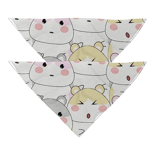 Haustier-Bandanas-Set, 2er-Pack Hundeschal-Lätzchen für Besitzer Kleiner, mittelgroßer und großer Hunde und Katzen,Tierische Maus Haustier-Bandanas-Set, 2er-Pack Hundeschal-Lätzchen für Besitzer Kleiner, mittelgroßer und großer Hunde und Katzen,Tierische Maus von KQNZT