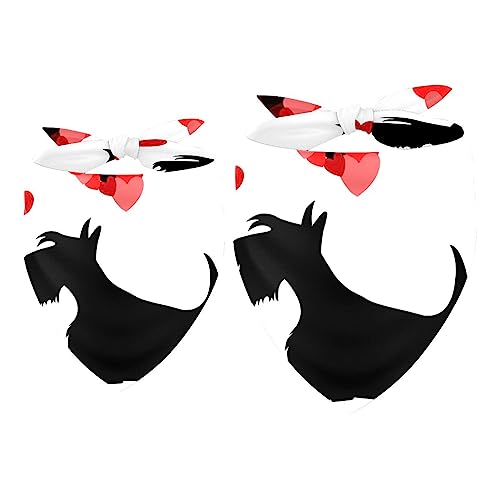 Hundehalstücher, 2er-Pack Haustierschal, Haustierzubehör, süße Welpenhalstücher,Tierisches reizendes Hündchen Hundehalstücher, 2er-Pack Haustierschal, Haustierzubehör, süße Welpenhalstücher,Tierisches reizendes Hündchen von KQNZT