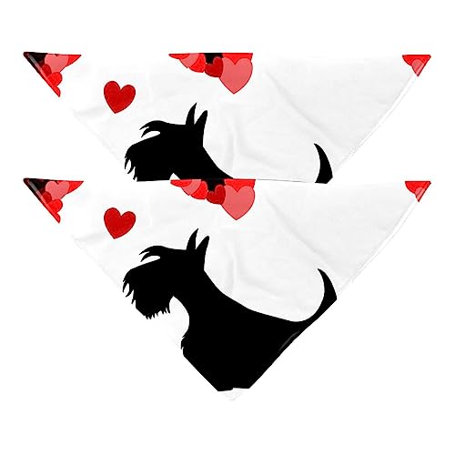 Hundehalstücher, 2er-Pack Haustierschal, Haustierzubehör, süße Welpenhalstücher,Tierisches reizendes Hündchen Hundehalstücher, 2er-Pack Haustierschal, Haustierzubehör, süße Welpenhalstücher,Tierisches reizendes Hündchen von KQNZT
