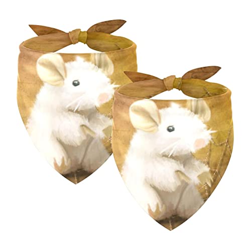 Hundehalstücher im 2er-Pack, dreieckiger Haustierschal, transparenter Chiffon-Stoff, Halstuch für kleine, mittelgroße und große Hunde und Katzen,Halloween Nacht Mäuse Kürbislaterne Hundehalstücher im 2er-Pack, dreieckiger Haustierschal, transparenter Chiffon-Stoff, Halstuch für kleine, mittelgroße und große Hunde und Katzen,Halloween Nacht Mäuse Kürbislaterne von KQNZT
