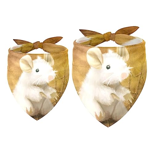 Hundehalstücher im 2er-Pack, dreieckiger Haustierschal, transparenter Chiffon-Stoff, Halstuch für kleine, mittelgroße und große Hunde und Katzen,Halloween Nacht Mäuse Spinnennetz Hundehalstücher im 2er-Pack, dreieckiger Haustierschal, transparenter Chiffon-Stoff, Halstuch für kleine, mittelgroße und große Hunde und Katzen,Halloween Nacht Mäuse Spinnennetz von KQNZT
