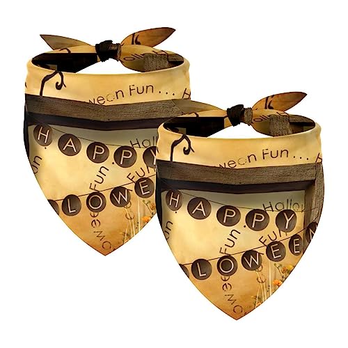 Hundehalstücher im 2er-Pack, dreieckiger Haustierschal, transparenter Chiffon-Stoff, Halstuch für kleine, mittelgroße und große Hunde und Katzen,Halloween Nacht Maus Mond Süßes oder Saures Hundehalstücher im 2er-Pack, dreieckiger Haustierschal, transparenter Chiffon-Stoff, Halstuch für kleine, mittelgroße und große Hunde und Katzen,Halloween Nacht Maus Mond Süßes oder Saures von KQNZT