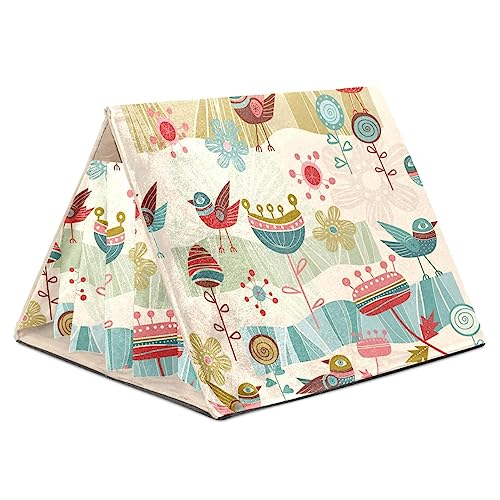 KQNZT Fleece-Vorhang-Versteck, dreieckiges Versteck für Frettchen, Chinchillas, Igel, Zwergkaninchen, Meerschweinchen, syrische Hamster, Ratten,Frühlings Vogel Blume KQNZT Fleece-Vorhang-Versteck, dreieckiges Versteck für Frettchen, Chinchillas, Igel, Zwergkaninchen, Meerschweinchen, syrische Hamster, Ratten,Frühlings Vogel Blume von KQNZT