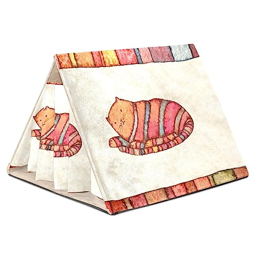 KQNZT Hamsterversteck, Hamsterhaus, Meerschweinchenversteck, belüftete Lebensräume, Dekor für Chinchilla, Hamster, Rennmäuse, Mäuse,Katze Tier schöne gestreifte Karikatur KQNZT Hamsterversteck, Hamsterhaus, Meerschweinchenversteck, belüftete Lebensräume, Dekor für Chinchilla, Hamster, Rennmäuse, Mäuse,Katze Tier schöne gestreifte Karikatur von KQNZT