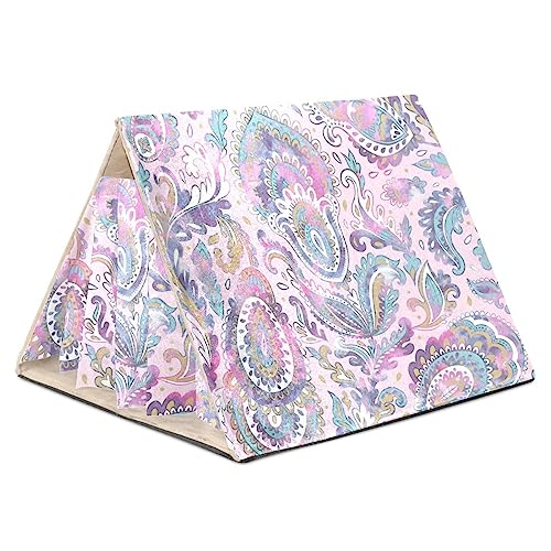 KQNZT Hamsterversteck, Hamsterhaus, Meerschweinchenversteck, belüftete Lebensräume, Dekor für Chinchilla, Hamster, Rennmäuse, Mäuse,Paisley Cashew Einhorn Blumen Rosa KQNZT Hamsterversteck, Hamsterhaus, Meerschweinchenversteck, belüftete Lebensräume, Dekor für Chinchilla, Hamster, Rennmäuse, Mäuse,Paisley Cashew Einhorn Blumen Rosa von KQNZT