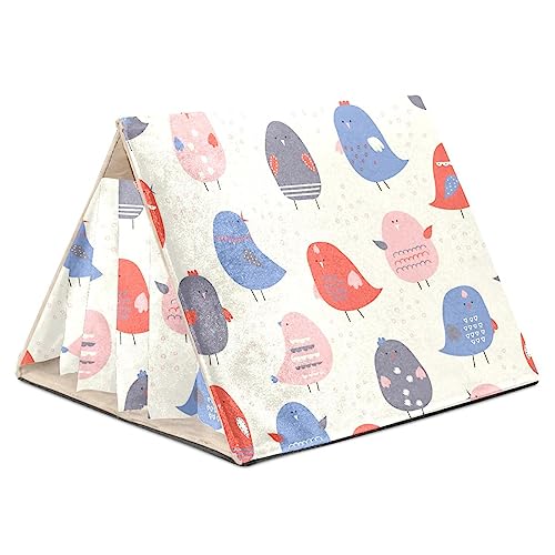 KQNZT Meerschweinchen-Versteck, Fleece-Versteck, dreieckiges Schlafbett für kleine Haustiere, Ratte, Chinchilla, Frettchen, Hamster,Cartoon Vogel Rosa KQNZT Meerschweinchen-Versteck, Fleece-Versteck, dreieckiges Schlafbett für kleine Haustiere, Ratte, Chinchilla, Frettchen, Hamster,Cartoon Vogel Rosa von KQNZT