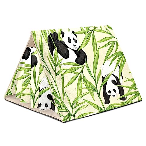 KQNZT Versteck für Meerschweinchen, Meerschweinchenkäfigzubehör für Meerschweinchen, Hasen, Hamster, Chinchilla, Kaninchen,Bambus Panda Tier KQNZT Versteck für Meerschweinchen, Meerschweinchenkäfigzubehör für Meerschweinchen, Hasen, Hamster, Chinchilla, Kaninchen,Bambus Panda Tier von KQNZT