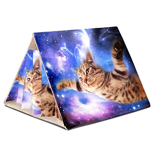 KQNZT Versteck für Meerschweinchen, Meerschweinchenkäfigzubehör für Meerschweinchen, Hasen, Hamster, Chinchilla, Kaninchen,Galaxy Cat Flying Universe Milchstraße Sternenhimmel Lustig KQNZT Versteck für Meerschweinchen, Meerschweinchenkäfigzubehör für Meerschweinchen, Hasen, Hamster, Chinchilla, Kaninchen,Galaxy Cat Flying Universe Milchstraße Sternenhimmel Lustig von KQNZT