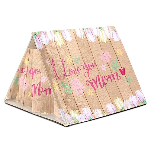 KQNZT Versteck für Meerschweinchen, Meerschweinchenkäfigzubehör für Meerschweinchen, Hasen, Hamster, Chinchilla, Kaninchen,Happy Mothers Day Flower Floral Board Tulip KQNZT Versteck für Meerschweinchen, Meerschweinchenkäfigzubehör für Meerschweinchen, Hasen, Hamster, Chinchilla, Kaninchen,Happy Mothers Day Flower Floral Board Tulip von KQNZT