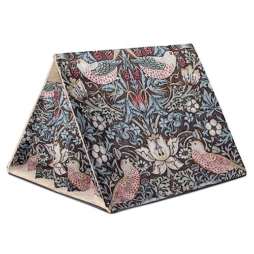 Meerschweinchen-Versteck, Fleece-Versteck, dreieckiges Schlafbett für kleine Haustiere, Ratte, Chinchilla, Frettchen, Hamster,Vintage Kunst Blumen Vogel Erdbeere Meerschweinchen-Versteck, Fleece-Versteck, dreieckiges Schlafbett für kleine Haustiere, Ratte, Chinchilla, Frettchen, Hamster,Vintage Kunst Blumen Vogel Erdbeere von KQNZT