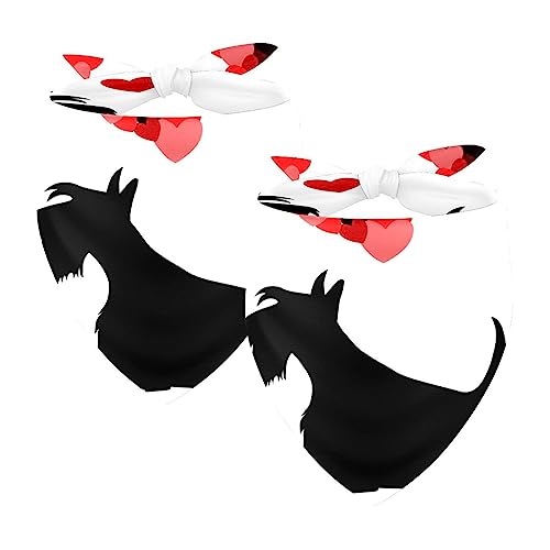 Passendes Bandana für Haustier und Besitzer, 2er-Pack, hochwertiger, transparenter Chiffon-Stoff, verstellbare Passform, kühlend,Tierisches reizendes Hündchen Passendes Bandana für Haustier und Besitzer, 2er-Pack, hochwertiger, transparenter Chiffon-Stoff, verstellbare Passform, kühlend,Tierisches reizendes Hündchen von KQNZT