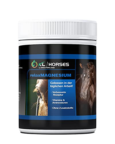 KRÄUTERLAND N A T U R - Ö L M Ü H L E Relax Magnesium für Pferde 1kg - 1000g Futterzusatz gegen Magnesium-Mangel und Unruhe - in Premium Qualität KRÄUTERLAND N A T U R - Ö L M Ü H L E Relax Magnesium für Pferde 1kg - 1000g Futterzusatz gegen Magnesium-Mangel und Unruhe - in Premium Qualität von KRÄUTERLAND N A T U R - Ö L M Ü H L E