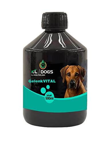 Kräuterland Gelenk Vital für Hunde - 500ml Gelenk Liquid aus Teufelskrallenextrakt - Futterergänzung in Premium Qualität von KRÄUTERLAND N A T U R - Ö L M Ü H L E