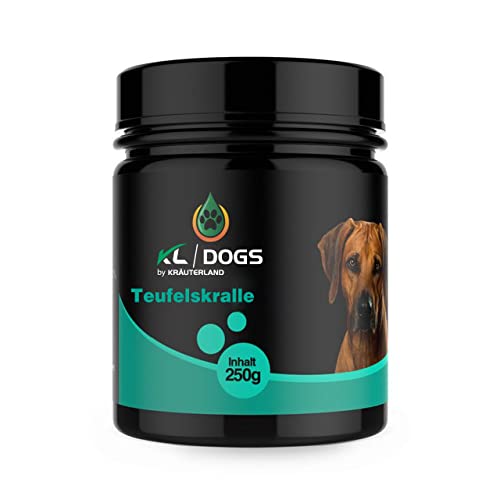 Kräuterland Teufelskralle Pulver für Hunde - 250g reines Reine Teufelskrallepulver fein gemahlen - Futterergänzung in Premium Qualität Kräuterland Teufelskralle Pulver für Hunde - 250g reines Reine Teufelskrallepulver fein gemahlen - Futterergänzung in Premium Qualität von KRÄUTERLAND N A T U R - Ö L M Ü H L E