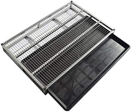 KRASS Large Portable Dog Potty Toilet Tray,Compact Stainless Steel Pet Puppy Toilet Training Tray for Indoor Use,Removable Waste Tray for Easier Clean Up,XS-Silver,Collector88 KRASS Large Portable Dog Potty Toilet Tray,Compact Stainless Steel Pet Puppy Toilet Training Tray for Indoor Use,Removable Waste Tray for Easier Clean Up,XS-Silver,Collector88 von KRASS