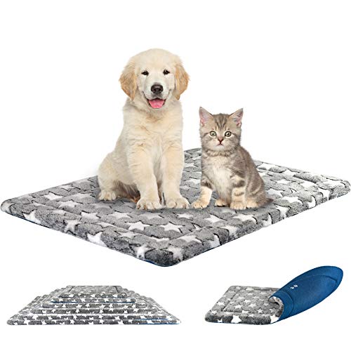 KROSER Hundebett mittelgroßer Waschbar 76x51cm, Hundedecke, Hundematte Sommer und Winter, Weiches Hundekissen für Mittlere Hunde bis zu 20 Kg von KROSER