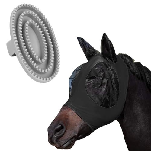 2er Set Pferde Fliegenmaske,Atmungsaktive Moskito Maske,Fliegenschutz Pferd Cob mit Ohrenschutz,Horse Fly Mask,Fliegenhaube Pferde 2er Set Pferde Fliegenmaske,Atmungsaktive Moskito Maske,Fliegenschutz Pferd Cob mit Ohrenschutz,Horse Fly Mask,Fliegenhaube Pferde von KRYMXAR