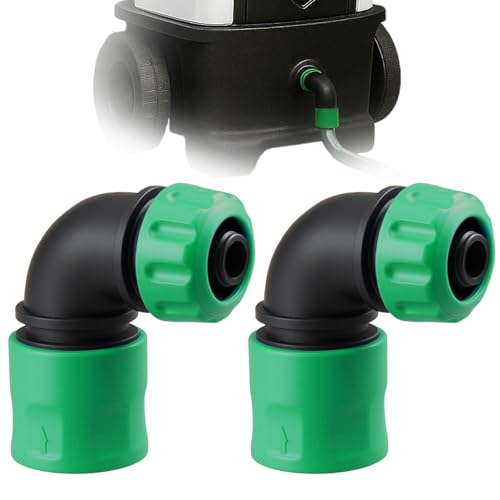 KRYMXAR 2 Stück Schlauchkupplung 1/2 Zoll, Gartenschlauch Verbinder Und Adapter, Für Gartenbewässerung, Autowäsche Und Balkonbewässerung von KRYMXAR