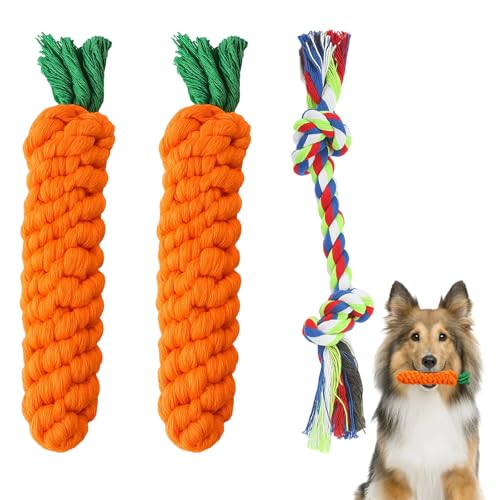 KRYMXAR 3 Stück Hundespielzeug, Kauspielzeug Für Welpen Und Kleine Hunde, Zahnen Spielzeug Set, Langlebig Und Sicher, Interaktives Spielzeug Für Hunde KRYMXAR 3 Stück Hundespielzeug, Kauspielzeug Für Welpen Und Kleine Hunde, Zahnen Spielzeug Set, Langlebig Und Sicher, Interaktives Spielzeug Für Hunde von KRYMXAR