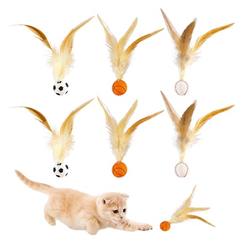 KSBBHDS 6 Stücke Elastischer Bälle, Cat Fun Supplies, Haustier Interactive Toys, Innenkatze Spielzeug, Haustierversorgungen. KSBBHDS 6 Stücke Elastischer Bälle, Cat Fun Supplies, Haustier Interactive Toys, Innenkatze Spielzeug, Haustierversorgungen. von KSBBHDS