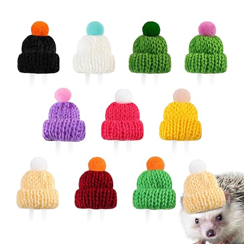 Winziger Hut für Hamster, Meerschweinchen, mit verstellbarem Riemen, bezaubernd, bequem, weich, gestrickt, kleine Haustiermütze für Bartagamen, Urlaub, Par , Kostüm Kshsaa Winziger Hut für Hamster, Meerschweinchen, mit verstellbarem Riemen, bezaubernd, bequem, weich, gestrickt, kleine Haustiermütze für Bartagamen, Urlaub, Par , Kostüm Kshsaa von KSHSAA