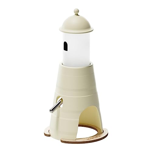 Hamster Wasserflasche, Little Pet Automatischer Trinkbehälter, Basis Hütte Kein Tropfen Trinkspender, Basis Hütte Hängende Wasser Fütterung Flaschen Auto Spender für Zwerghamster Ratten Maus Rennmaus von KSIEE