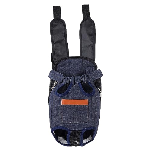 Haustier-Tragerucksack, freihändiger Hunderucksack, verstellbare Haustier-Front-Katzen-Hundetragerucksack, Reisetasche, Beine ausgestreckt, einfache Passform für Reisen, Wandern, Camping, für kleine von KSIEE