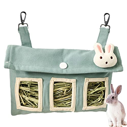 KSIEE Futterspender für Kaninchen, Meerschweinchen, Heu, Meerschweinchen, Heu, Heu, Heu, Heu, 3 Löcher, großes Fassungsvermögen, Stoff, zum Aufhängen, für Meerschweinchen, Hasen, Chinchillas (grün) KSIEE Futterspender für Kaninchen, Meerschweinchen, Heu, Meerschweinchen, Heu, Heu, Heu, Heu, 3 Löcher, großes Fassungsvermögen, Stoff, zum Aufhängen, für Meerschweinchen, Hasen, Chinchillas (grün) von KSIEE