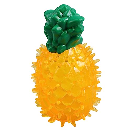 KSIEE Gefrierbarer Beißring für Haustiere, kühlendes Kauspielzeug, Sommerfrucht, Zitrone, Ananas, Wassermelone, Design, langlebig, bissfest, kühlend, Kauspielzeug für Hunde, Zahnspielzeug für Welpen KSIEE Gefrierbarer Beißring für Haustiere, kühlendes Kauspielzeug, Sommerfrucht, Zitrone, Ananas, Wassermelone, Design, langlebig, bissfest, kühlend, Kauspielzeug für Hunde, Zahnspielzeug für Welpen von KSIEE