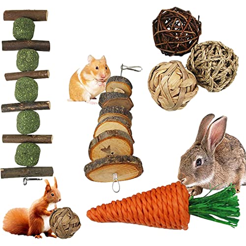 KSIEE Kaninchen-Kauspielzeug – Meerschweinchen-Chinchilla-Hasen-Spielzeug, verbessert die Zahngesundheit für Kaninchen/Chinchilla/Meerschweinchen/Hamster/Holland-Lop, für Meerschweinchen, Chinchilla, KSIEE Kaninchen-Kauspielzeug – Meerschweinchen-Chinchilla-Hasen-Spielzeug, verbessert die Zahngesundheit für Kaninchen/Chinchilla/Meerschweinchen/Hamster/Holland-Lop, für Meerschweinchen, Chinchilla, von KSIEE