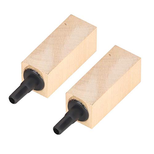 KSTE 2Pcs / Set Naturholzluftblase Stein-Diffusor for Aquarium (S) von KSTE