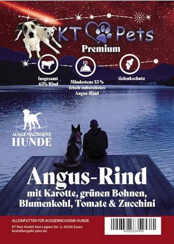 KT-Pets - Angus-Rind - Premium-Hundefutter - Trockenfutter für alle Hunderassen - 2kg von KT-Pets